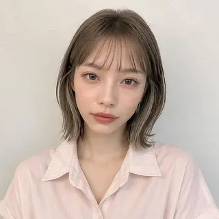 ミディアム インナーカラー◆ ダブルカラー◆ 上原のヘアスタイル