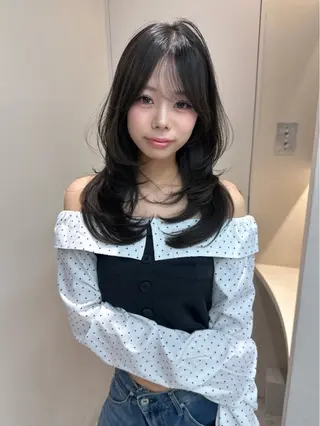 ロング カラー 《髪質改善✖️オリー ブ🧸》小嶋拓也のヘアスタイル