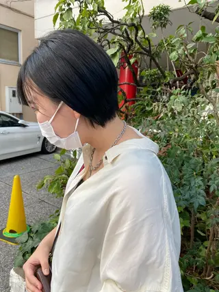 ショート カラー お任せヘア☘️☘️ 及川渚のヘアスタイル