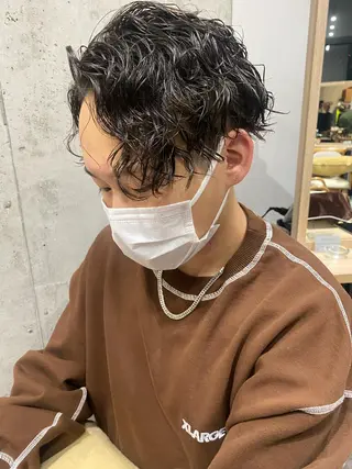 パーマ メンズ 似合う髪型見つけます AYAKAのヘアスタイル