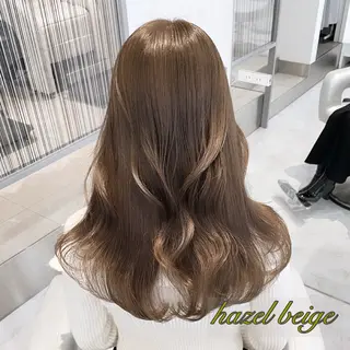 セミロング カラー City/louwe 韓国レイヤーカットのヘアスタイル