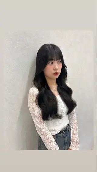 ロング 永井 亮のヘアスタイル