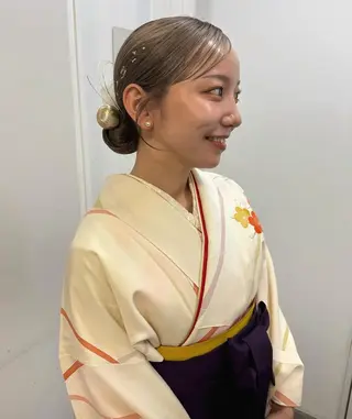 ミディアム カラー パーマ ヘアアレンジ メンズ 心斎橋美容室 Junのヘアスタイル