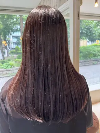 セミロング 🌳池袋美容室🌳 albero林美里のヘアスタイル