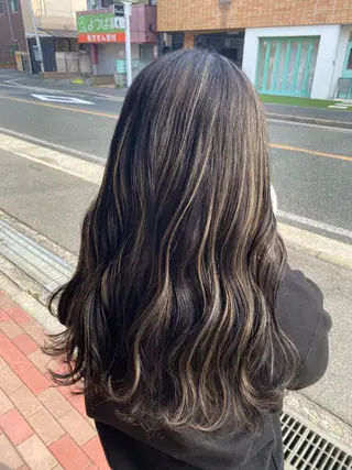 ロング slow✂︎ 矢野芹奈のヘアスタイル