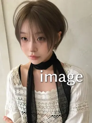 ショート 韓国ヘア/髪質改善 /カラー【美涼】のヘアスタイル