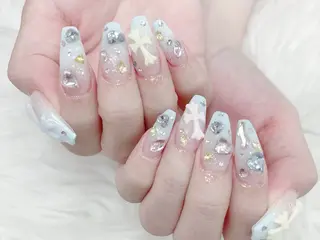 ネイル MoMoA Nail ネイル長さ出し専門店のネイルデザイン