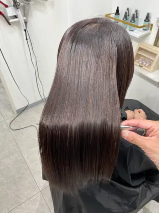 セミロング カラー 癖解消✨️シルク 矯正💎DAIKIのヘアスタイル