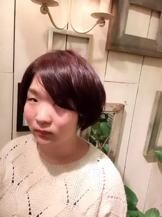 ショート カラー Lagom なかだのヘアスタイル