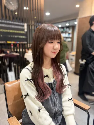 ロング suzuka🌿 レイヤー/艶カラーのヘアスタイル