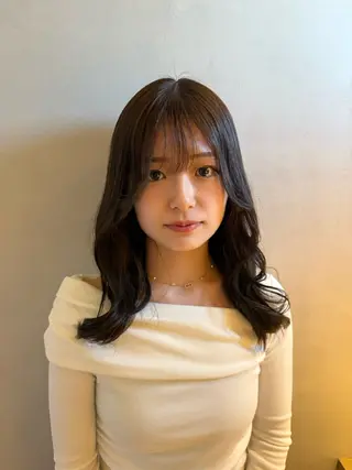 ミディアム ブリーチカラー特化 梅田中崎町/あかりのヘアスタイル