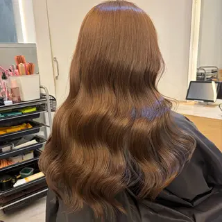 ロング カラー 韓国🇰🇷透明感 ERIのヘアスタイル