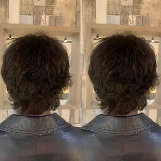 ショート パーマ メンズ 韓国🇰🇷 ✂︎hair 内田愛のヘアスタイル