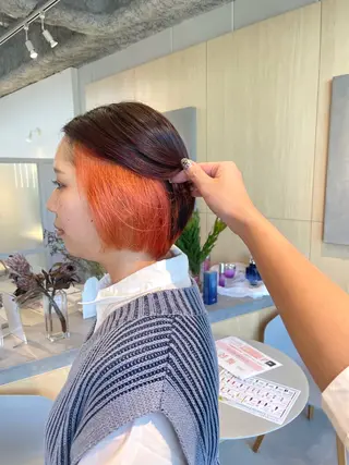ショート カラー 西村 真夜のヘアスタイル