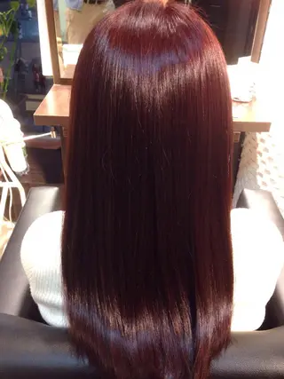 セミロング カラー 熊谷 奈菜のヘアスタイル