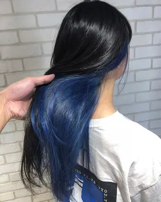 ロング カラー パーマ ヘアアレンジ メンズ キッズ ネイル マツエク・マツパ 新宿/髪質改善/ 美髪矯正✨浅江通友のヘアスタイル