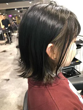 ショート カラー レイヤーボブ/ボブ 仲川和人のヘアスタイル