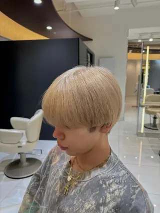 カラー メンズ メンズ特化ニュアンス パーマ RYOのヘアスタイル