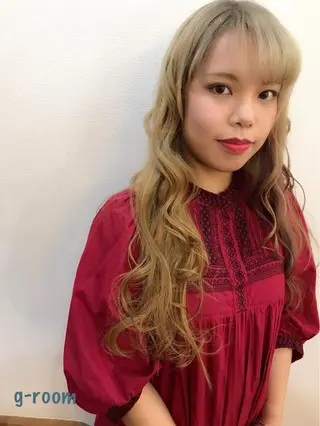 ロング カラー 大山 雅矢のヘアスタイル