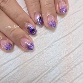 ネイル モチの良さ◉ フィルインネイル♡のネイルデザイン