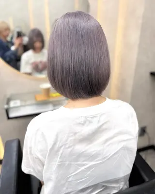 ショート ケアブリーチ🌺 透明感🪽とわのヘアスタイル