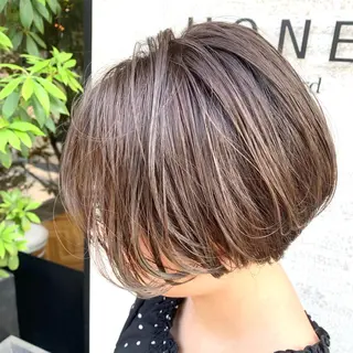 ショート 斉藤大河 カラー/縮毛矯正のヘアスタイル