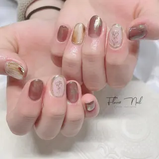 ネイル Flower nailのネイルデザイン