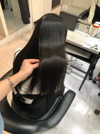 ロング カラー 🩵レイヤー✖︎ 髪質改善🩵リョウヤのヘアスタイル