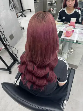 ミディアム 横浜　エクステ🎀 カラー／ルナのヘアスタイル