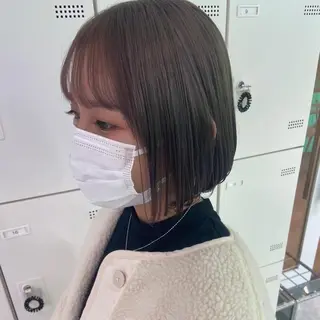 ショート カラー センターパート特化 井上健太のヘアスタイル