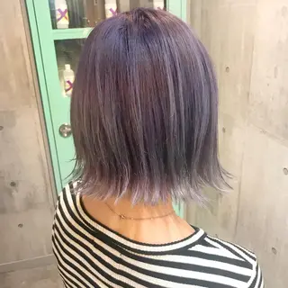 カラー ブリーチ/ウルフ特化 渋谷カルチャー交差点のヘアスタイル