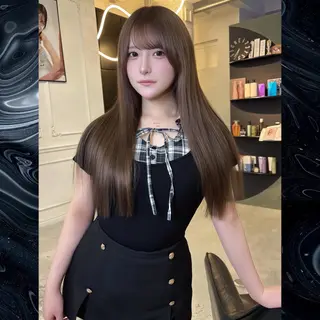 ロング カラー Maison Halu YUKIのヘアスタイル