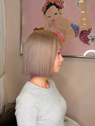ショート カラー 富山/MEZoN / MARINのヘアスタイル