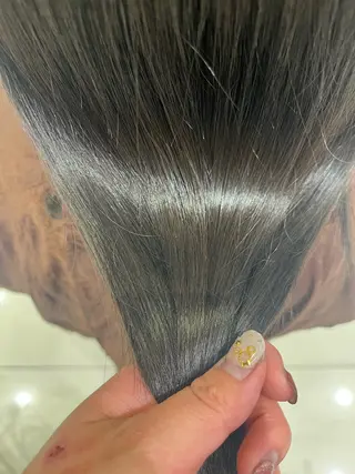 セミロング おおい まほのヘアスタイル