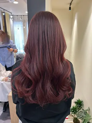 ロング カラー hubhair レイヤー/透明感のヘアスタイル