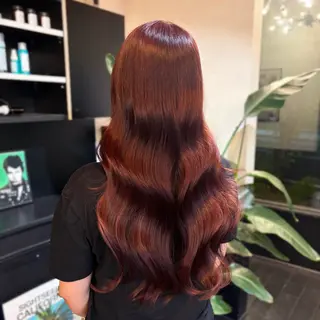 ロング カラー スズキ リコのヘアスタイル