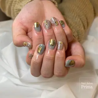 ミディアム ネイル SalonPrima 西院Nail&Eyeのネイルデザイン