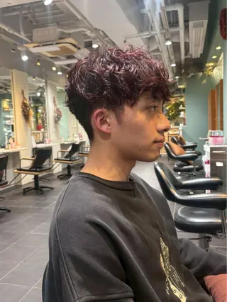 メンズ 表参道 AVEDA 高橋亘輝のヘアスタイル