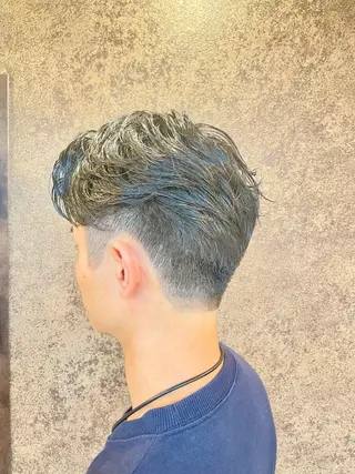 ショート メンズ メンズパーマ特化 カバヤマ　リョウのヘアスタイル