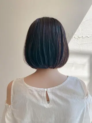 ショート カラー ハイトーン×似合わせ 🌱中川慎之介のヘアスタイル