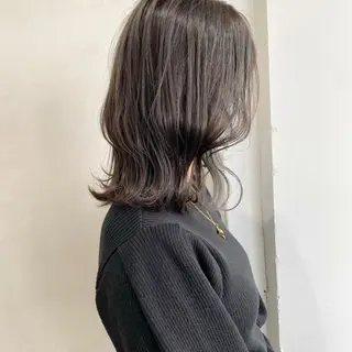 セミロング カラー ⌇ROMEO京橋店⌇ 鎌谷明星🪷のヘアスタイル