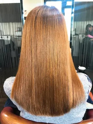 セミロング カラー パーマ 縮毛矯正/ 髪質改善 /ショート 圍 崇行のヘアスタイル