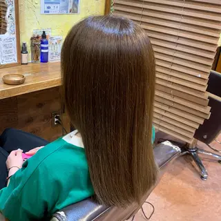 ロング カラー しんぼり なおみのヘアスタイル