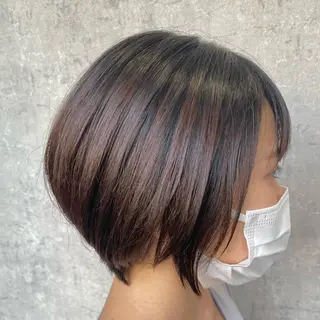 ショート カラー パーマ ヘアアレンジ 🤍透明感カラー🤍 Ryujiのヘアスタイル