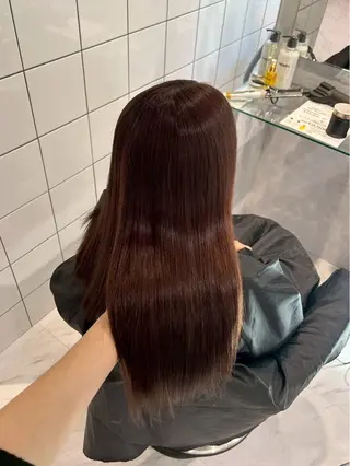 ロング 韓国ワンホン透明感 カラー✨🖤ここあのヘアスタイル