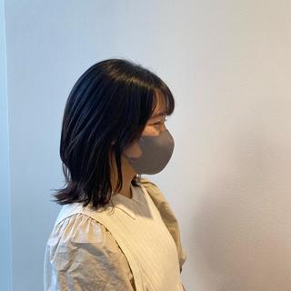 ミディアム Rubik's 梅田茶屋町/叶莉のヘアスタイル