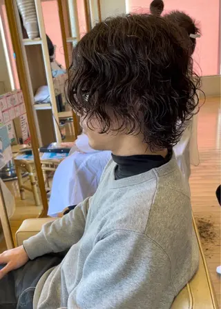 パーマ メンズ 村松 寛太のヘアスタイル