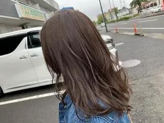 セミロング カラー IORI #韓国ヘア#髪質改善のヘアスタイル