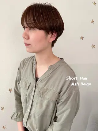 ショート 市川 千夏のヘアスタイル