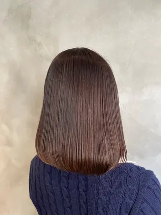 ミディアム カラー porto まなみのヘアスタイル